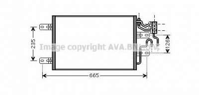 AVA QUALITY COOLING ol5394 -  Конденсатор, кондиционер